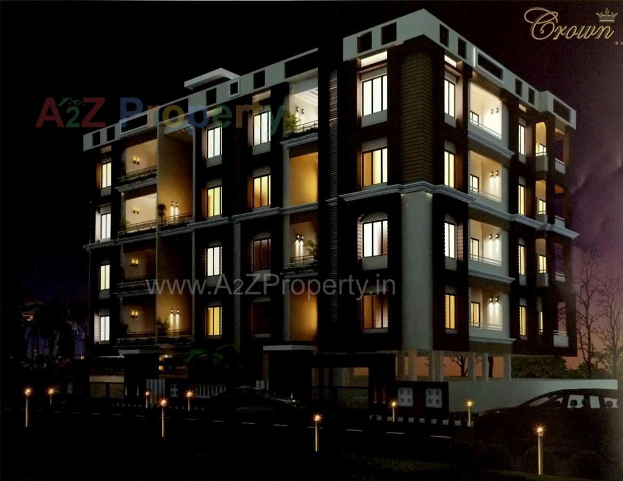 3D Elevation of real estate project Nirman Crown located at Nagpur-m-corp, Nagpur, Maharashtra