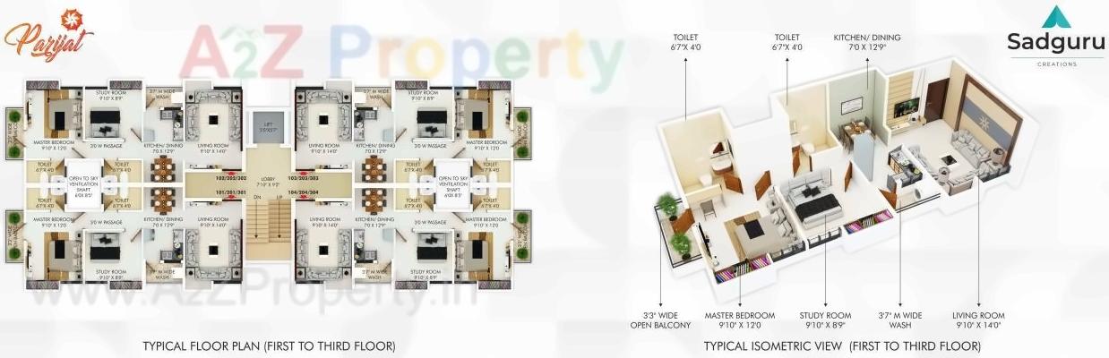 Layout of real estate project Parijat located at Nagpur-m-corp, Nagpur, Maharashtra