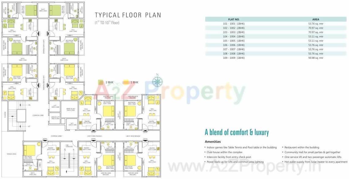Layout of real estate project Pioneer Tamarind Court  Plot No located at Nagpur-m-corp, Nagpur, Maharashtra