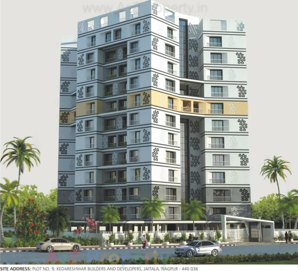 3D Elevation of real estate project Pioneer Tulip located at Nagpur-m-corp, Nagpur, Maharashtra
