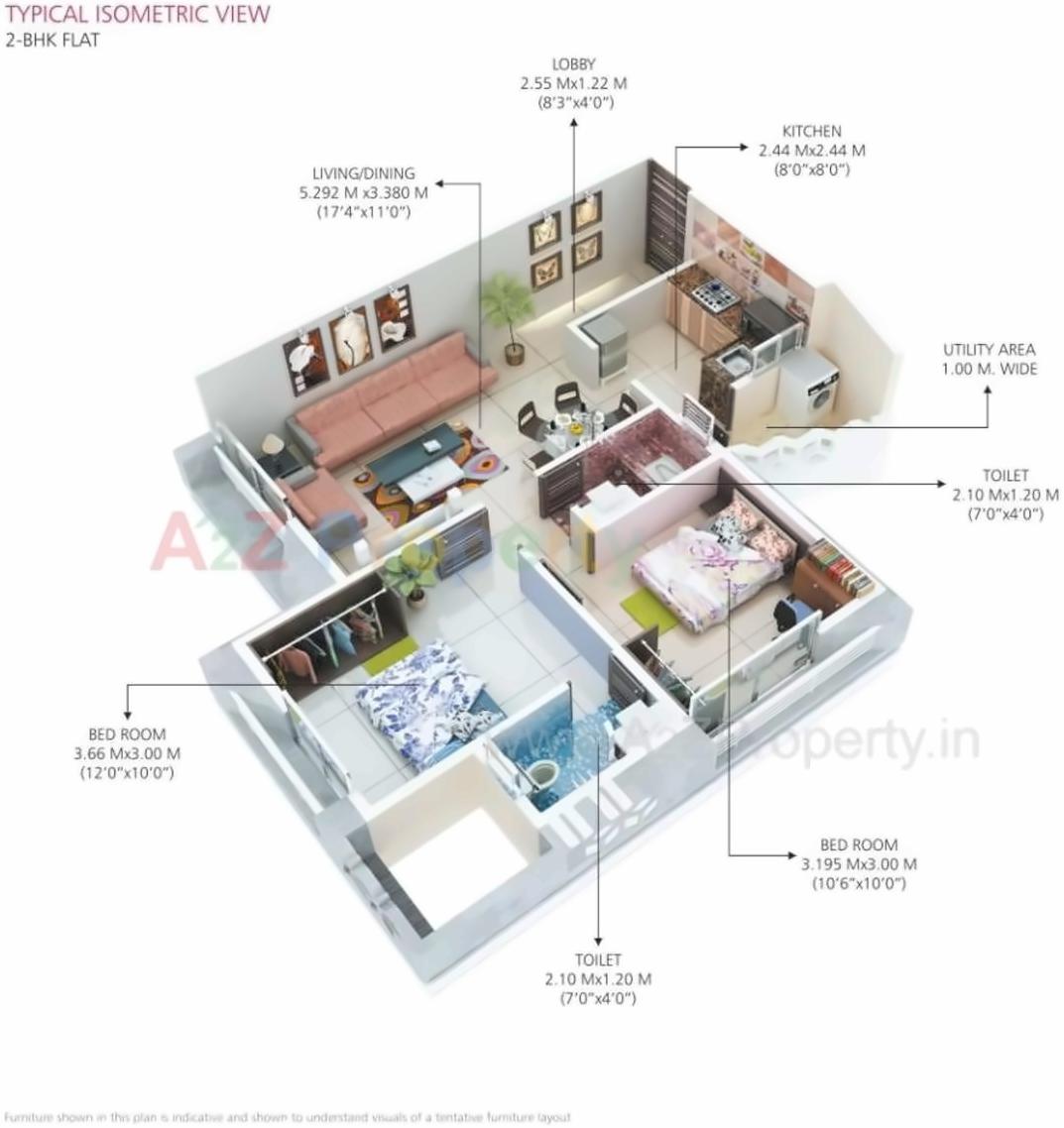Layout of real estate project Pioneer Tulip located at Nagpur-m-corp, Nagpur, Maharashtra