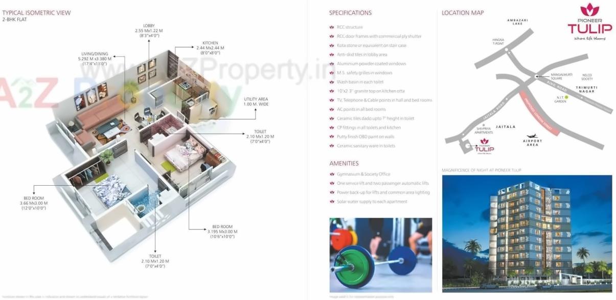  of real estate project Pioneer Tulip located at Nagpur-m-corp, Nagpur, Maharashtra