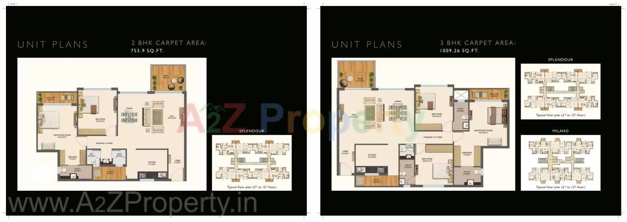 Layout of real estate project Prozone Palms located at Nagpur-m-corp, Nagpur, Maharashtra