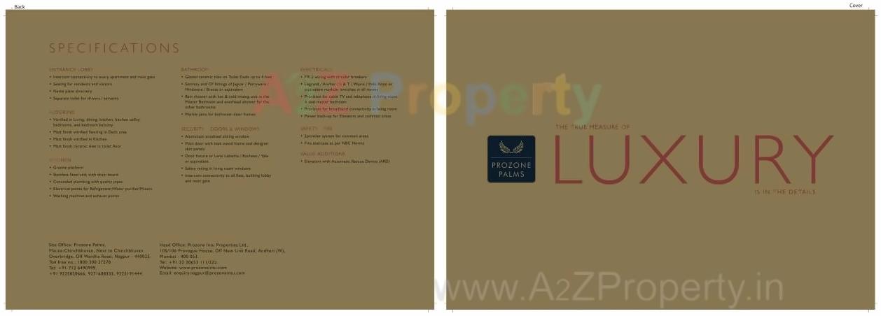  of real estate project Prozone Palms located at Nagpur-m-corp, Nagpur, Maharashtra