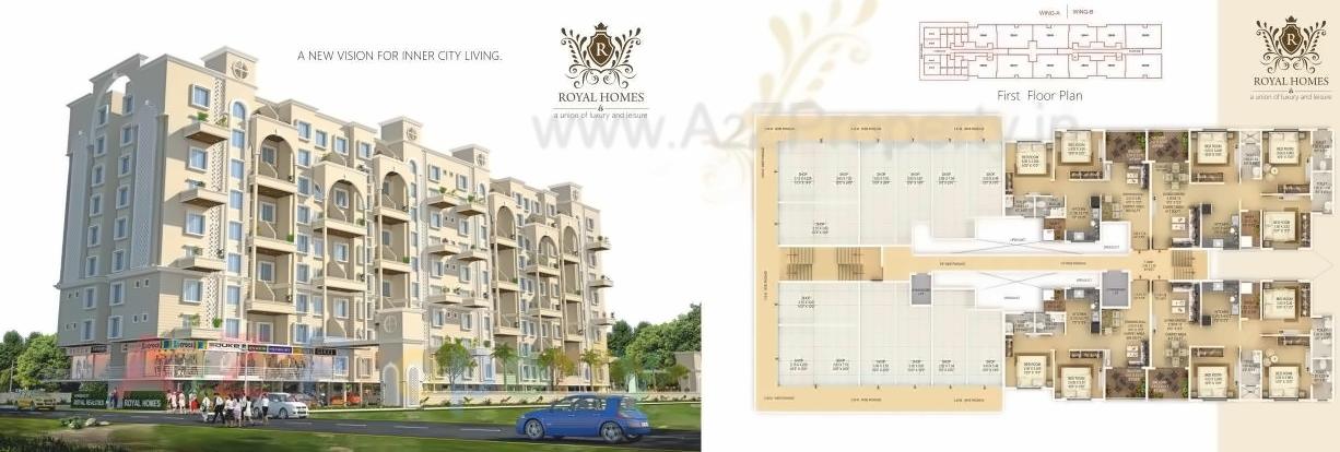Layout of real estate project Royal Homes located at Nagpur-m-corp, Nagpur, Maharashtra