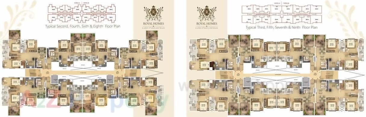 Layout of real estate project Royal Homes located at Nagpur-m-corp, Nagpur, Maharashtra