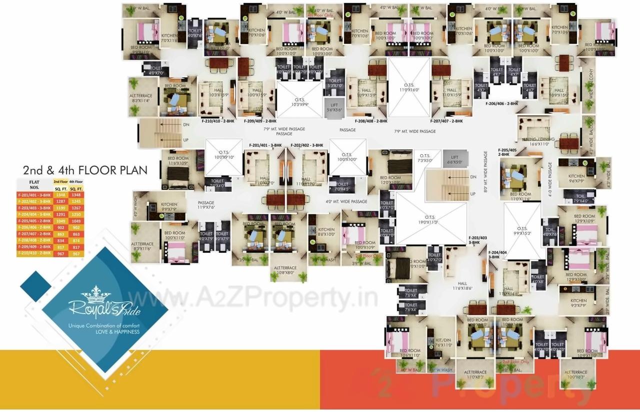 Layout of real estate project Royal Pride located at Nagpur-m-corp, Nagpur, Maharashtra