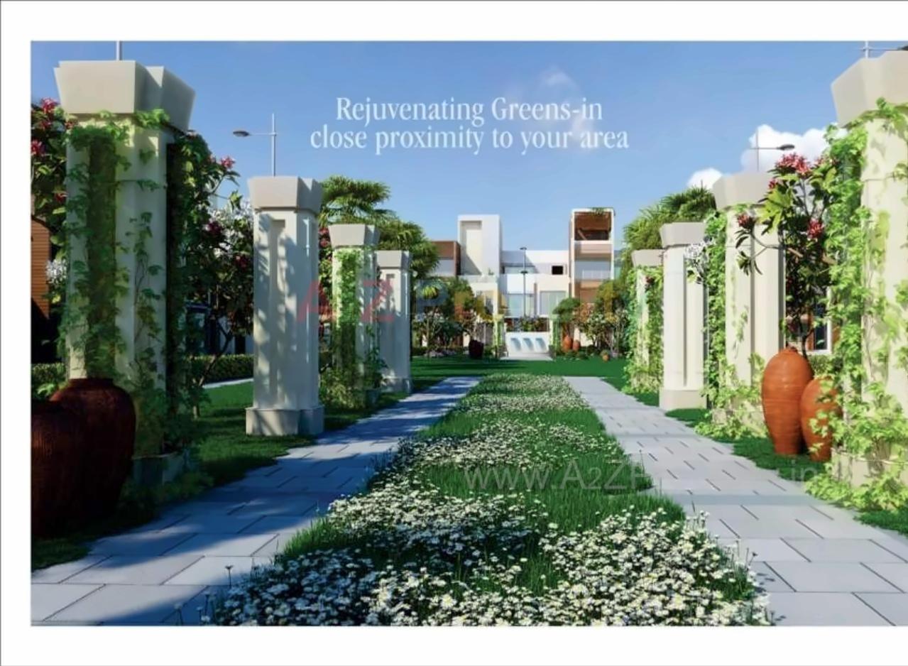 3D Elevation of real estate project Sandesh City Apartment located at Jamtha, Nagpur, Maharashtra