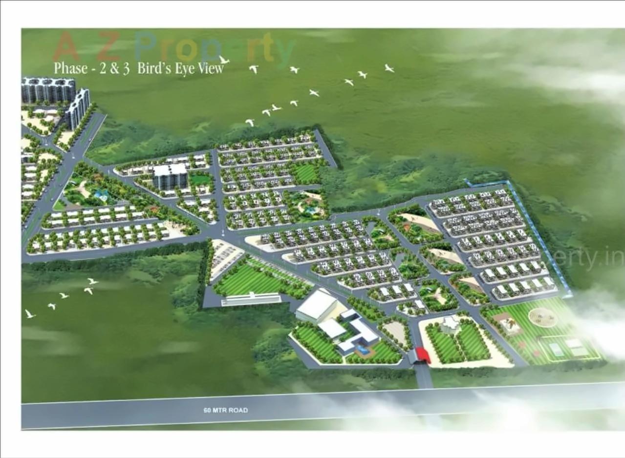 3D Elevation of real estate project Sandesh City Apartment located at Jamtha, Nagpur, Maharashtra