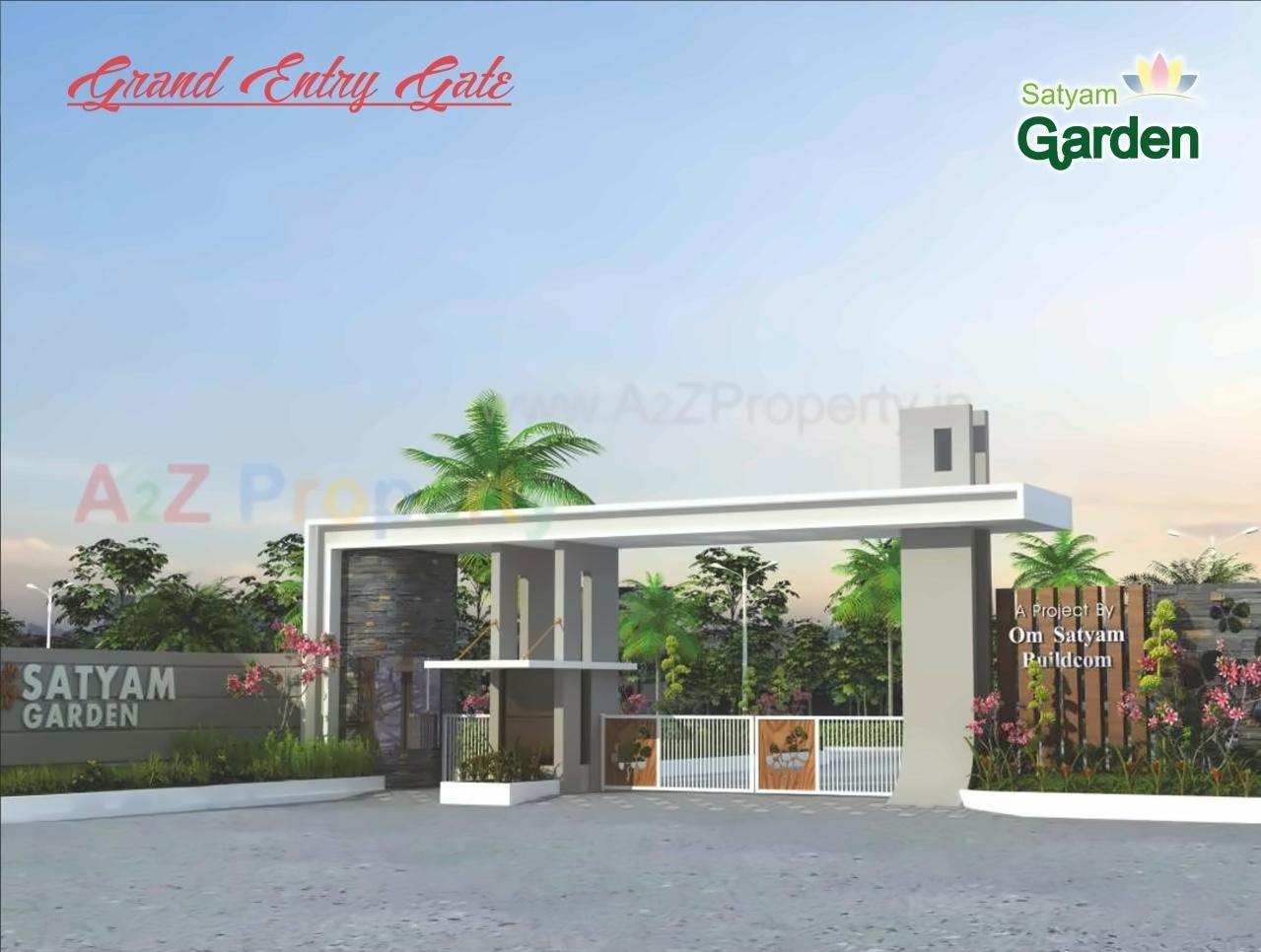3D Elevation of real estate project Satyam Rose located at Godhani-railway, Nagpur, Maharashtra