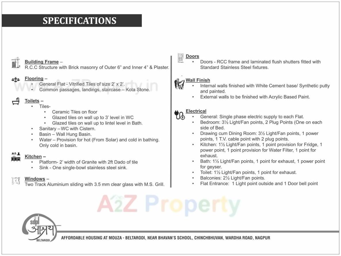  of real estate project Sdpl Aashray Beltarodi located at Beltarodi, Nagpur, Maharashtra