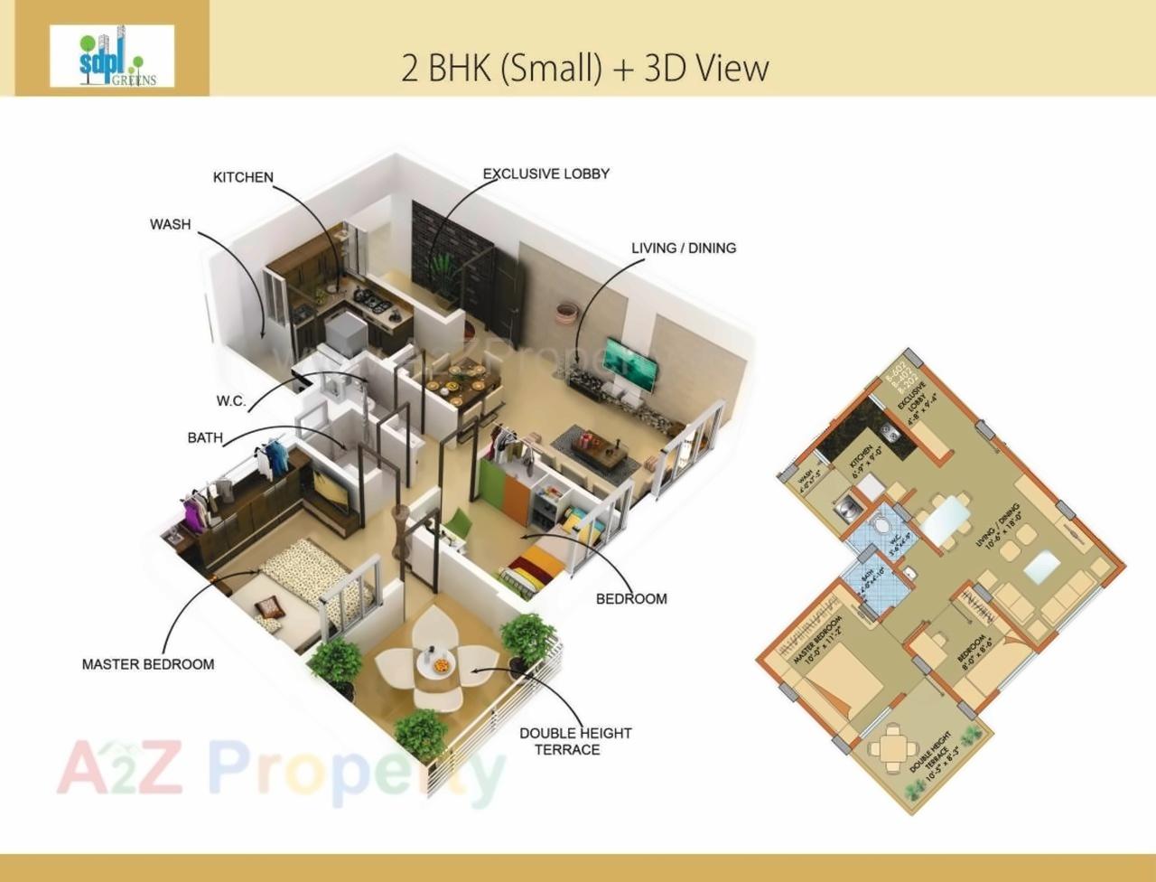 Layout of real estate project Sdpl Greens Ii located at Nagpur-m-corp, Nagpur, Maharashtra
