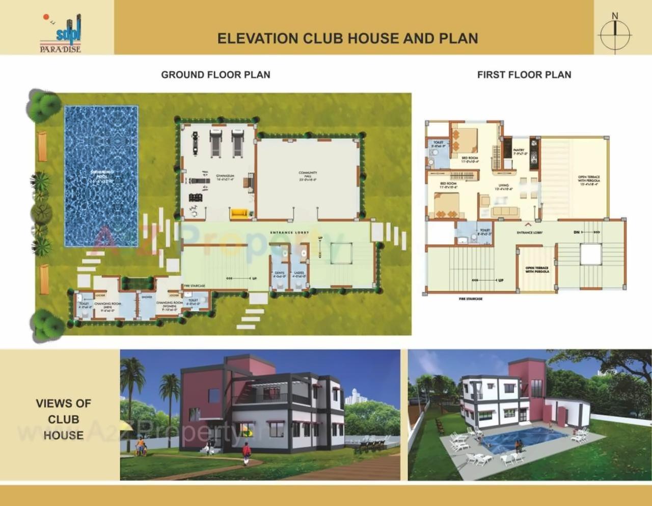 Layout of real estate project Sdpl Paradise Ii located at Nagpur-m-corp, Nagpur, Maharashtra