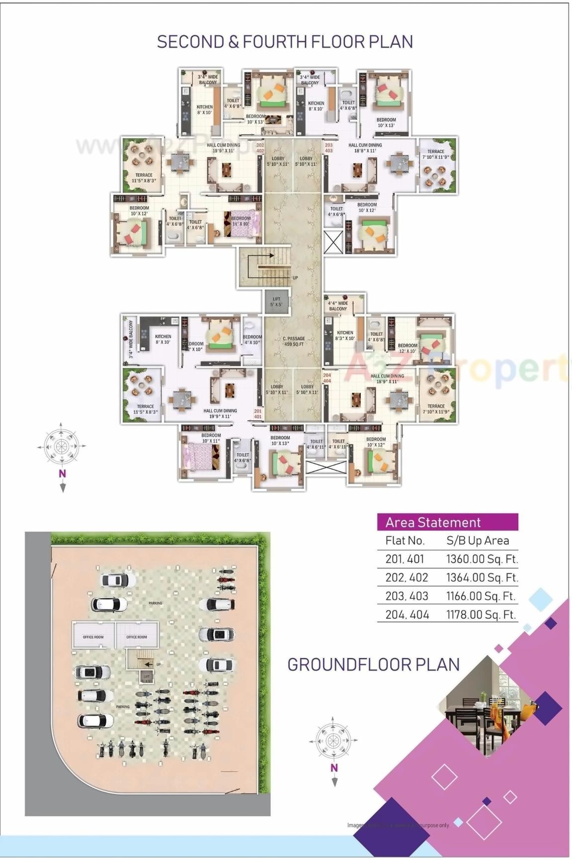 Layout of real estate project Shivrai Hibiscus located at Nagpur-m-corp, Nagpur, Maharashtra