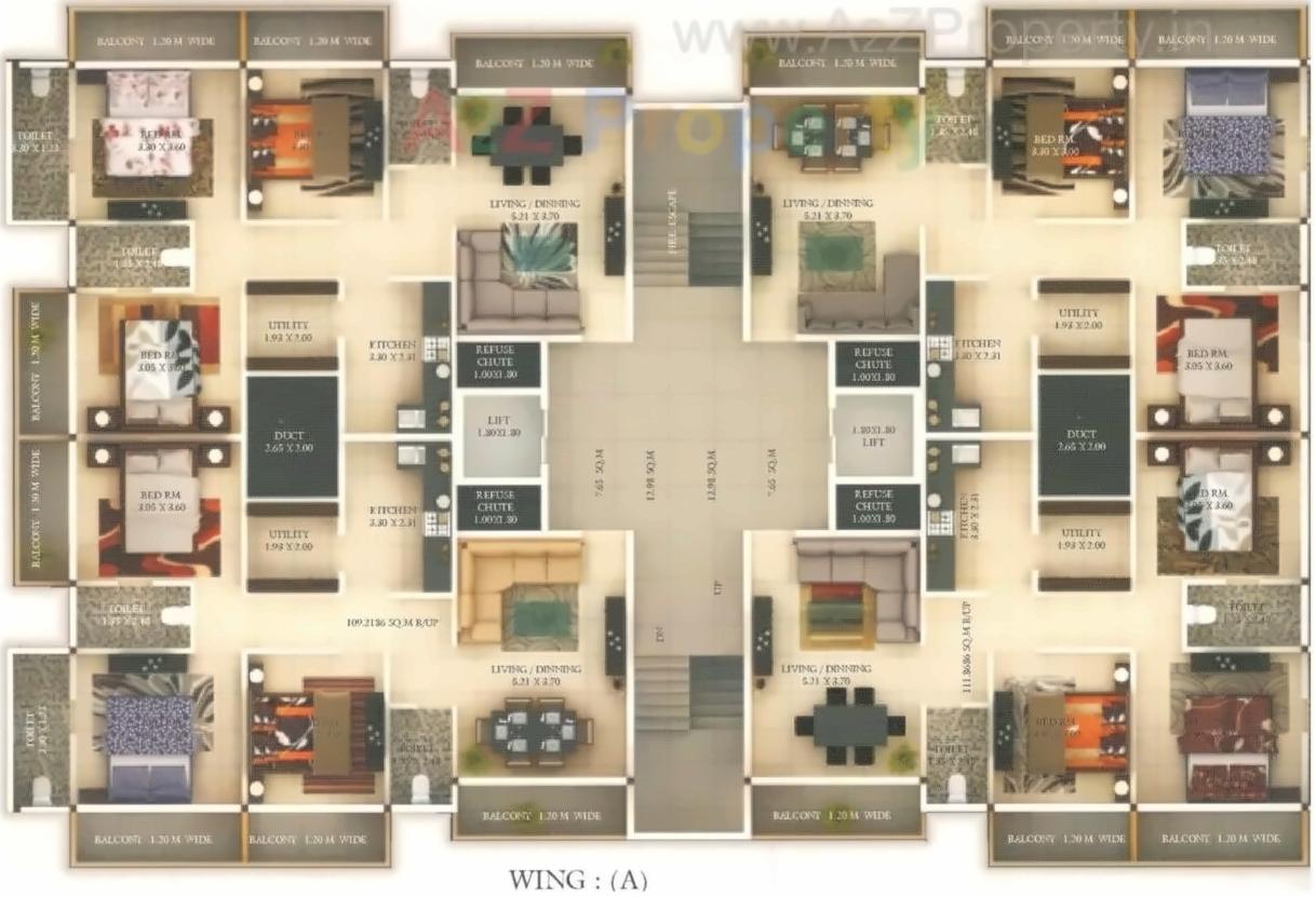 Layout of real estate project Shivshakti Enclve located at Nagpur-m-corp, Nagpur, Maharashtra
