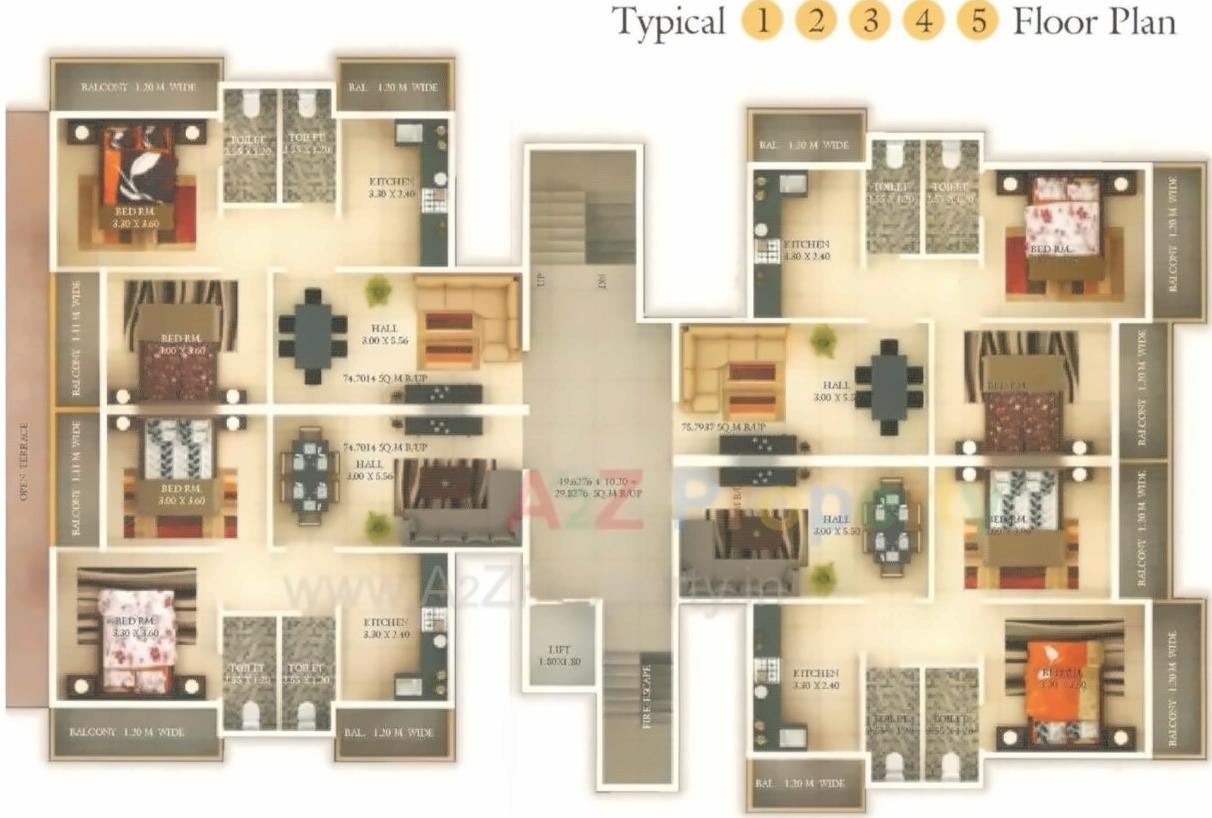 Layout of real estate project Shivshakti Enclve located at Nagpur-m-corp, Nagpur, Maharashtra