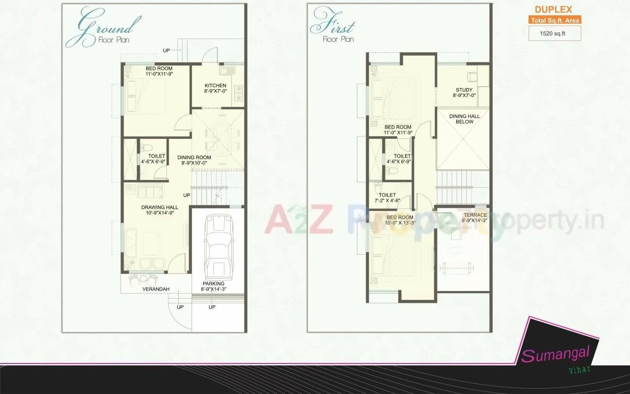 Layout of real estate project Sumangal Vihar located at Isasani-ct, Nagpur, Maharashtra