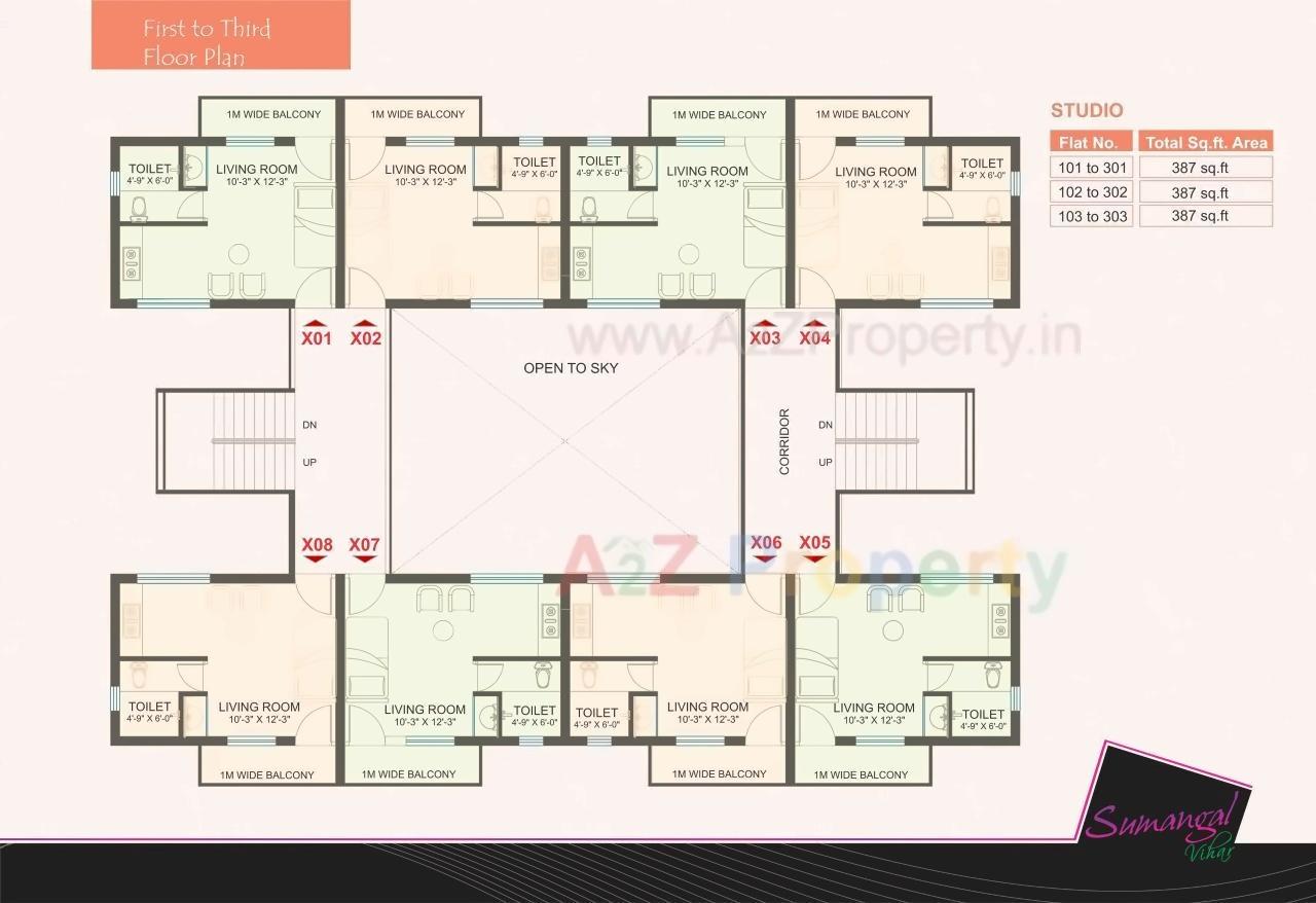 Layout of real estate project Sumangal Vihar located at Isasani-ct, Nagpur, Maharashtra
