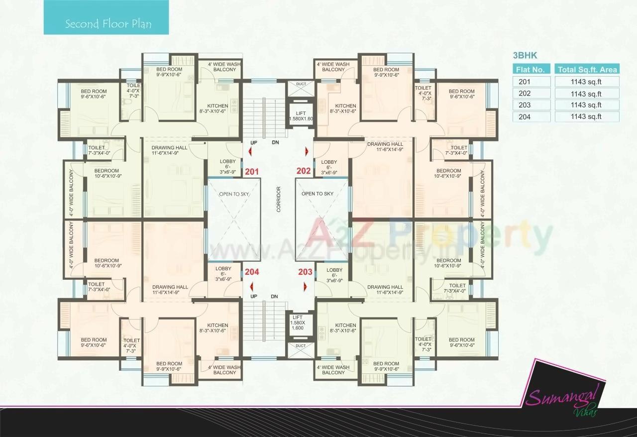 Layout of real estate project Sumangal Vihar located at Isasani-ct, Nagpur, Maharashtra