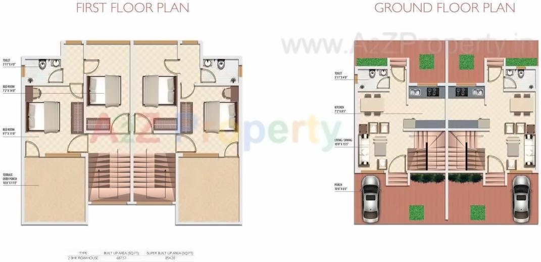 Layout of real estate project Vrindavan located at Jamtha, Nagpur, Maharashtra