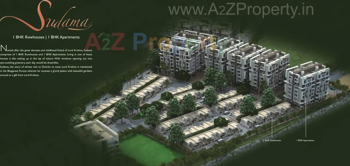 3D Elevation of real estate project Vrindavan located at Jamtha, Nagpur, Maharashtra