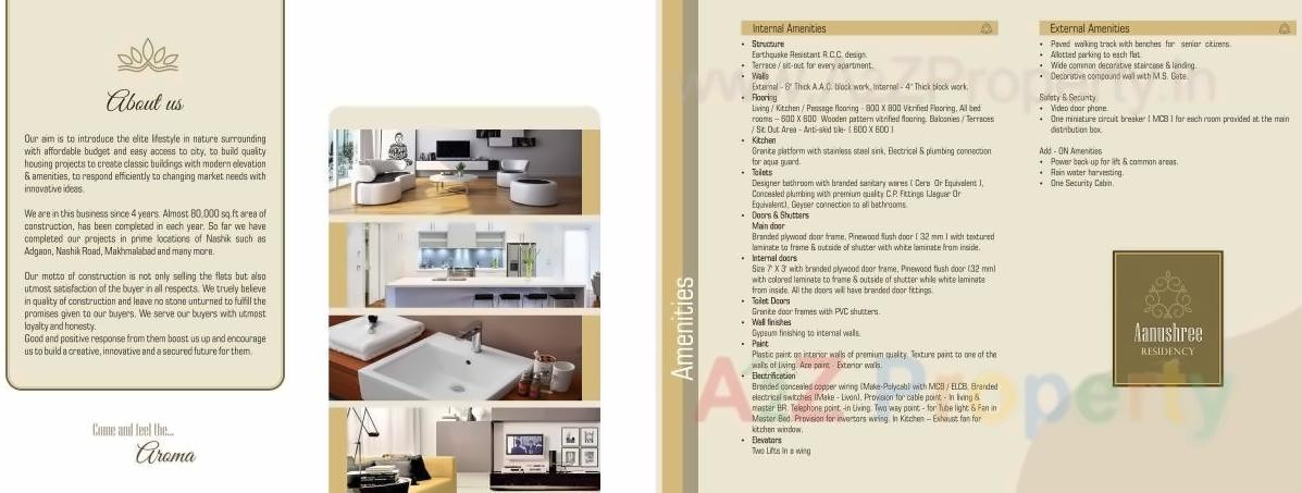  of real estate project Aanushree Residency located at Indiranagar, Nashik, Maharashtra