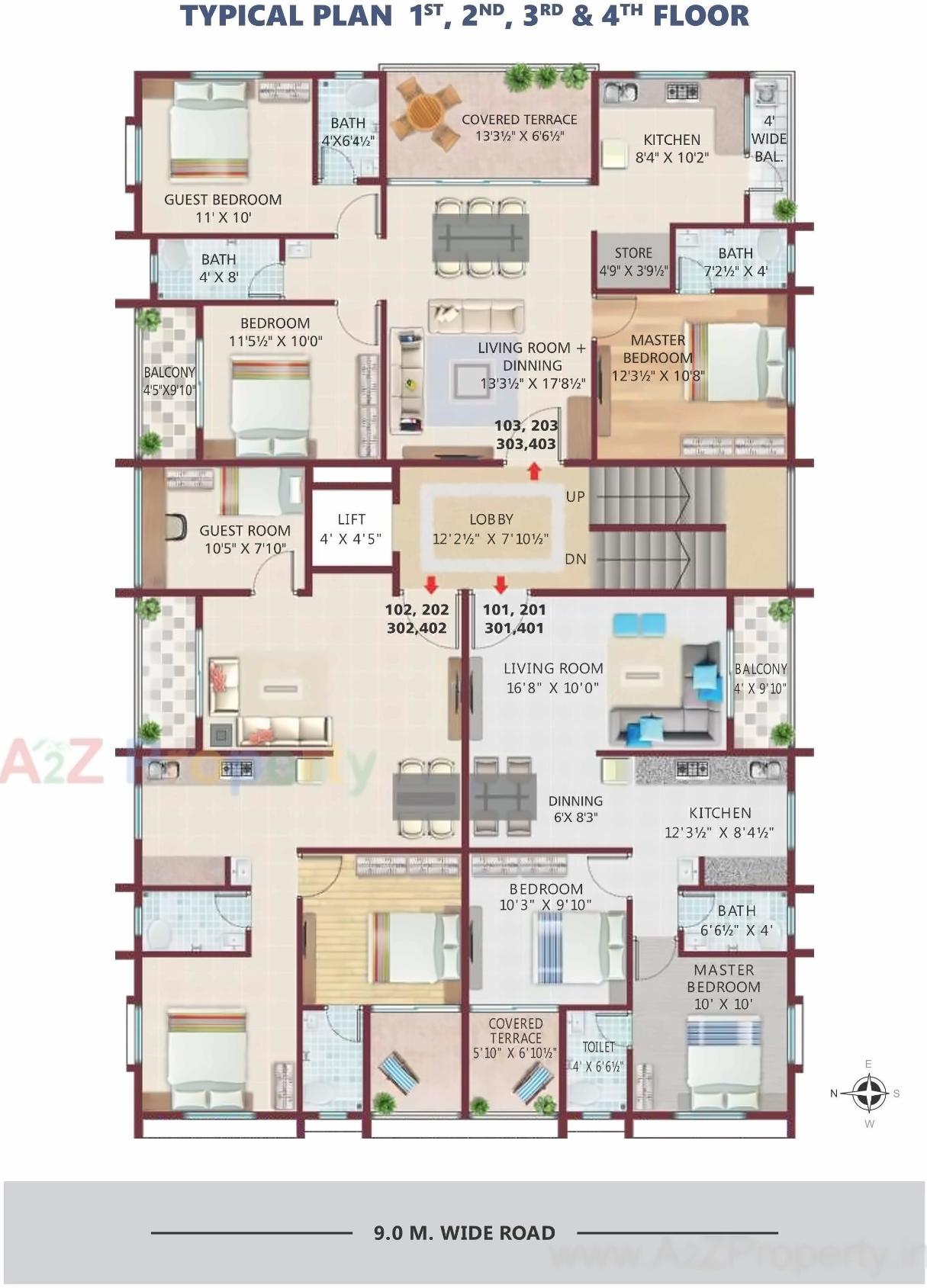 Layout of real estate project Anand Vishva located at Nashik, Nashik, Maharashtra