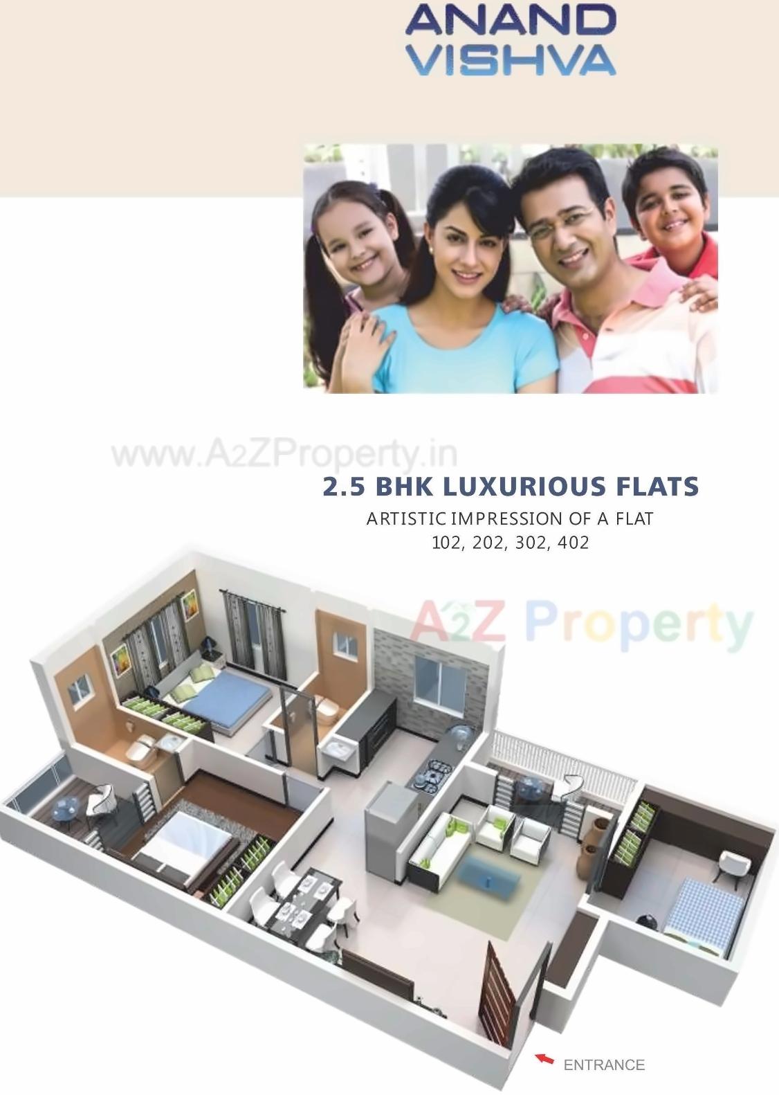  of real estate project Anand Vishva located at Nashik, Nashik, Maharashtra