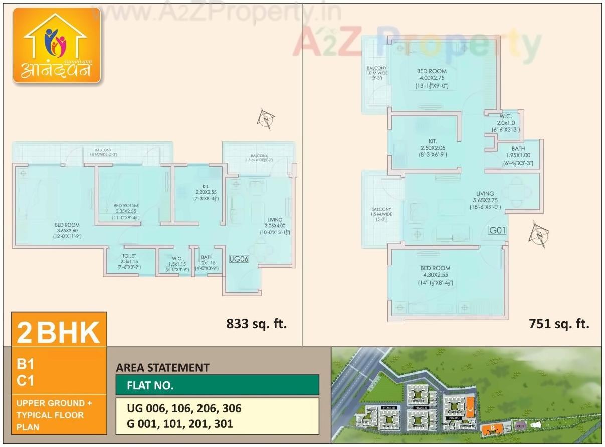 Layout of real estate project Anandvann located at Gondedumala, Nashik, Maharashtra