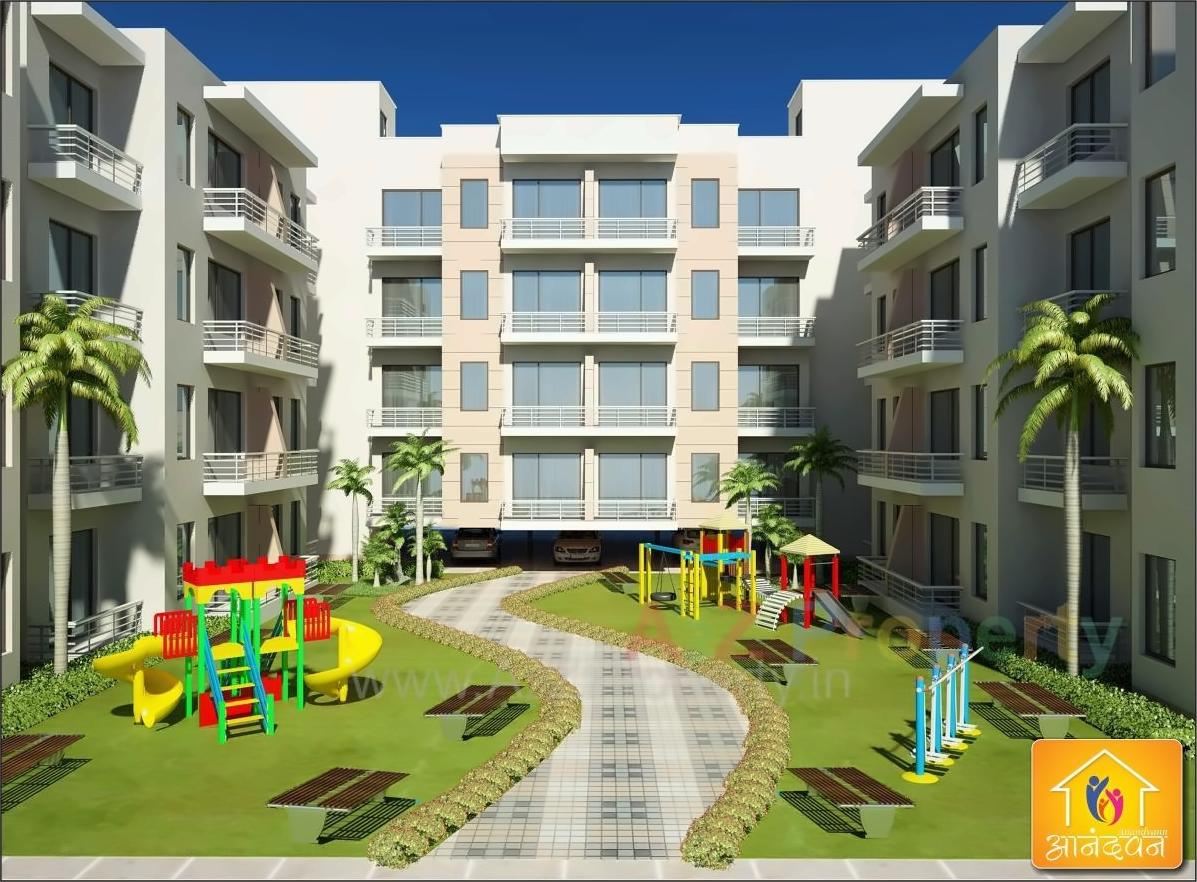 3D Elevation of real estate project Anandvann located at Gondedumala, Nashik, Maharashtra