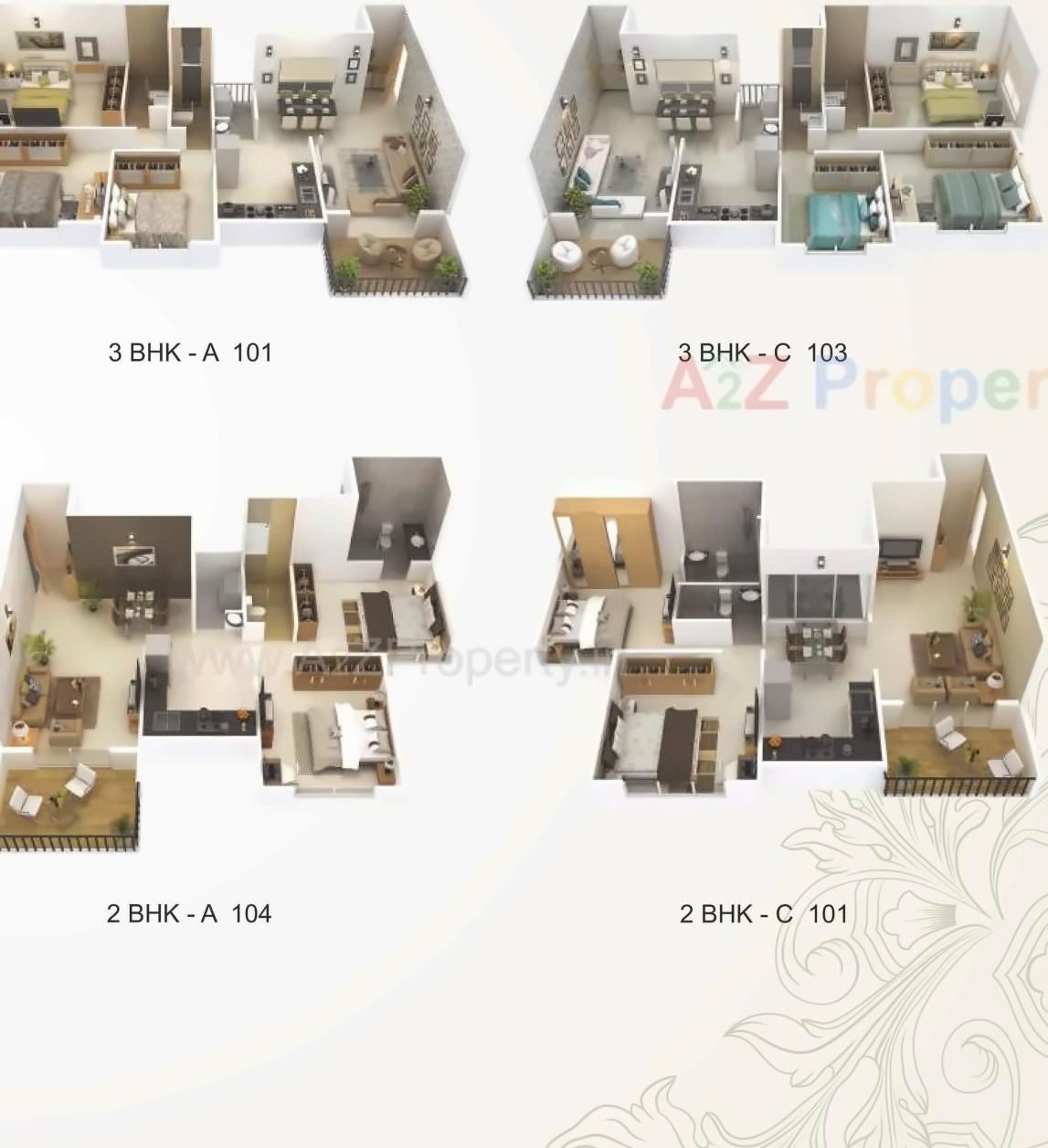 Layout of real estate project Antariksha Apartment located at Nashik, Nashik, Maharashtra