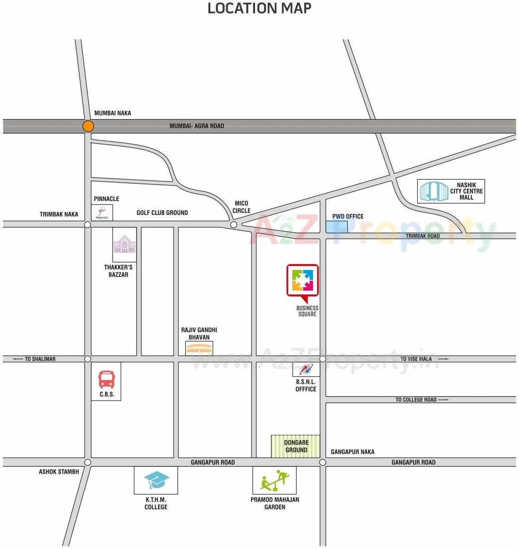  of real estate project Business Square located at Nashik, Nashik, Maharashtra