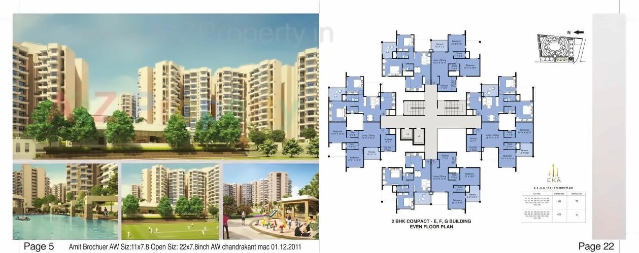 3D Elevation of real estate project Eka located at Nashik, Nashik, Maharashtra