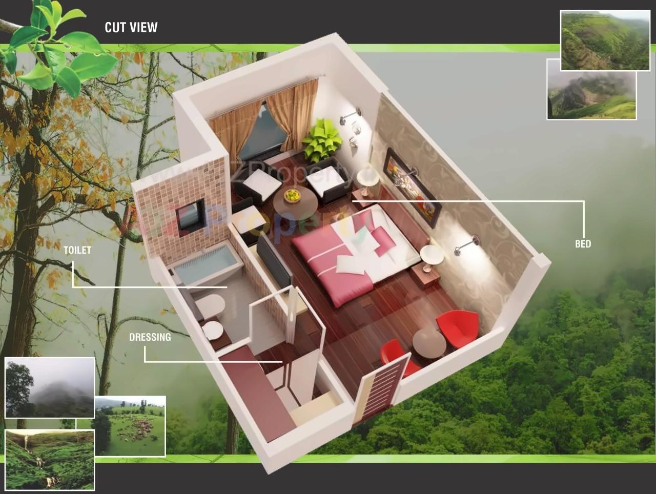 Layout of real estate project Fog City Nsv located at Igatpuri-m-cl, Nashik, Maharashtra