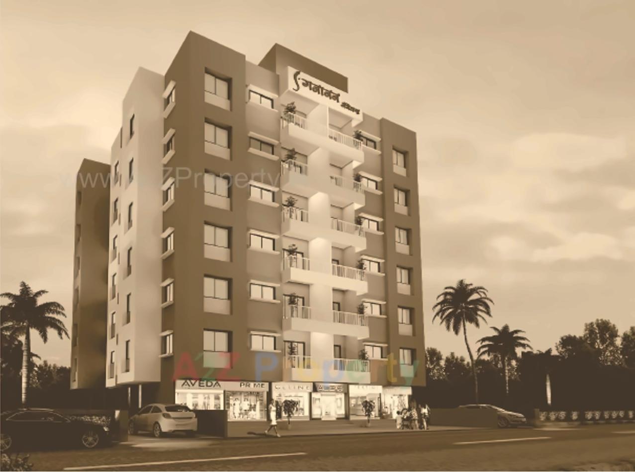 3D Elevation of real estate project Gajanan Annex located at Nashik-m-corp, Nashik, Maharashtra