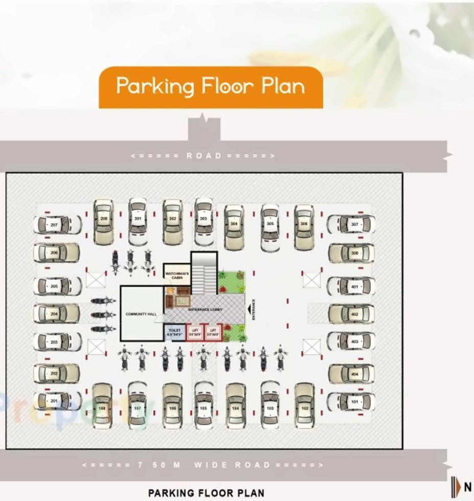 Layout of real estate project Ganesh Avenue located at Nashik-m-corp, Nashik, Maharashtra