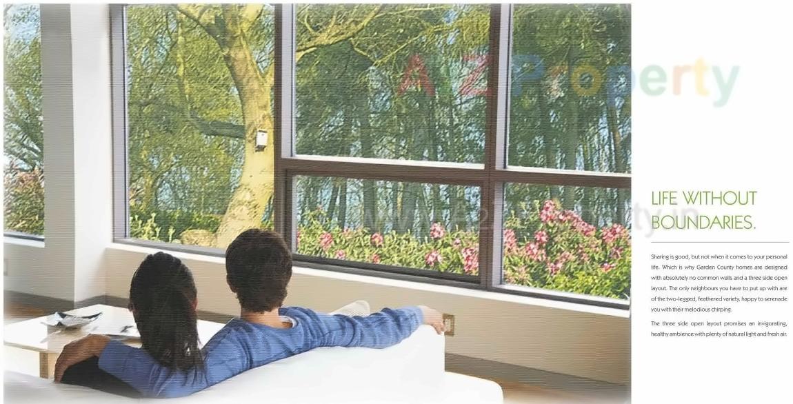 3D Elevation of real estate project Garden County Type located at Nashik-m-corp, Nashik, Maharashtra