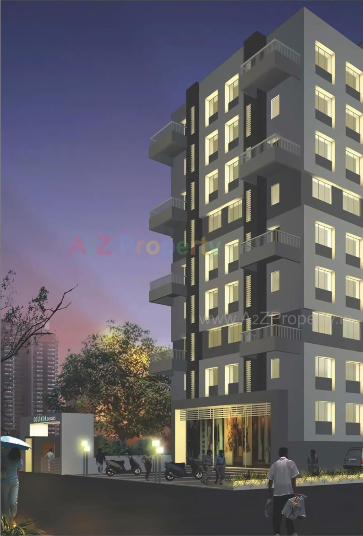 3D Elevation of real estate project Govinda Heights located at Nashik, Nashik, Maharashtra