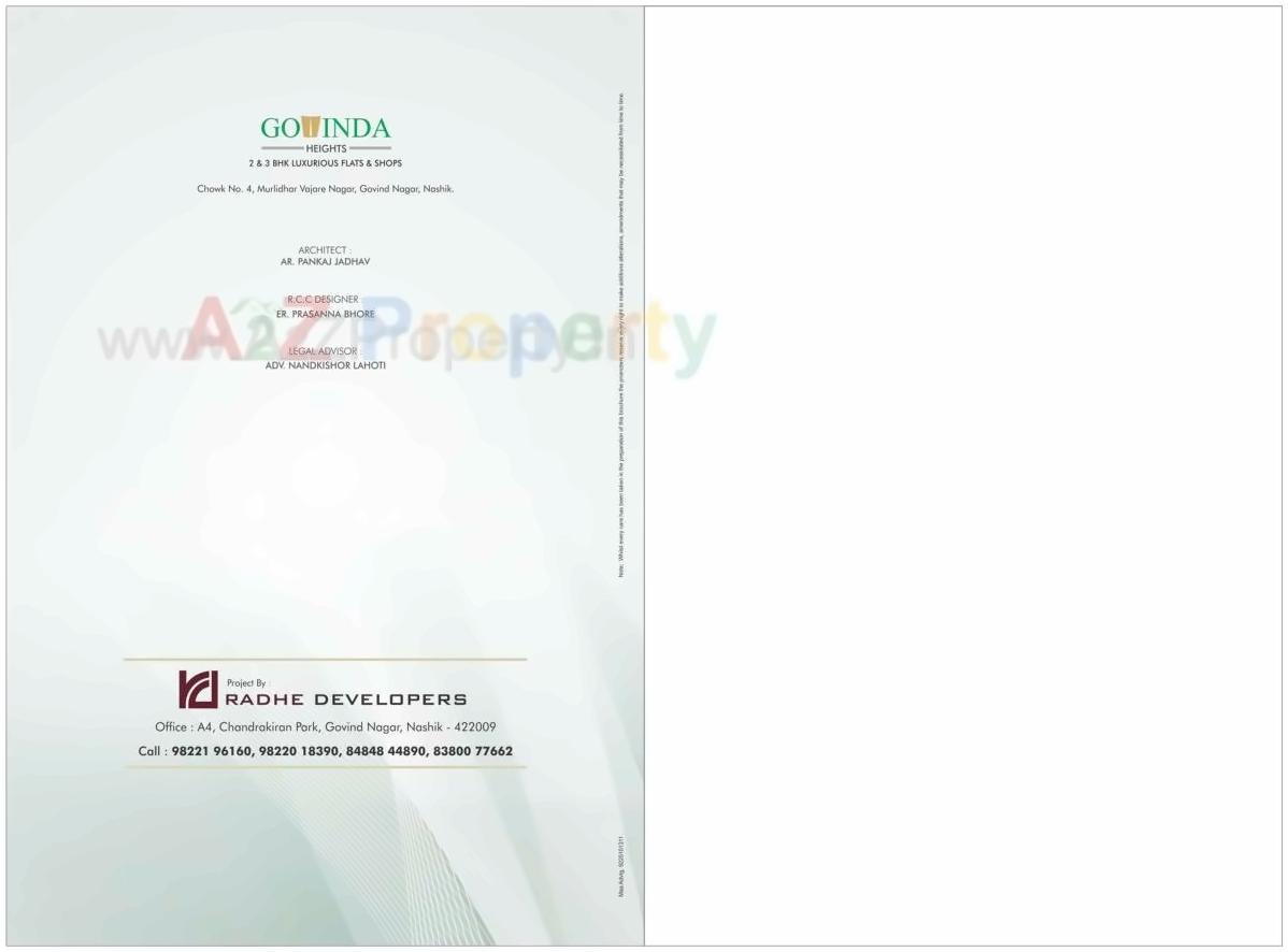  of real estate project Govinda Heights located at Nashik, Nashik, Maharashtra