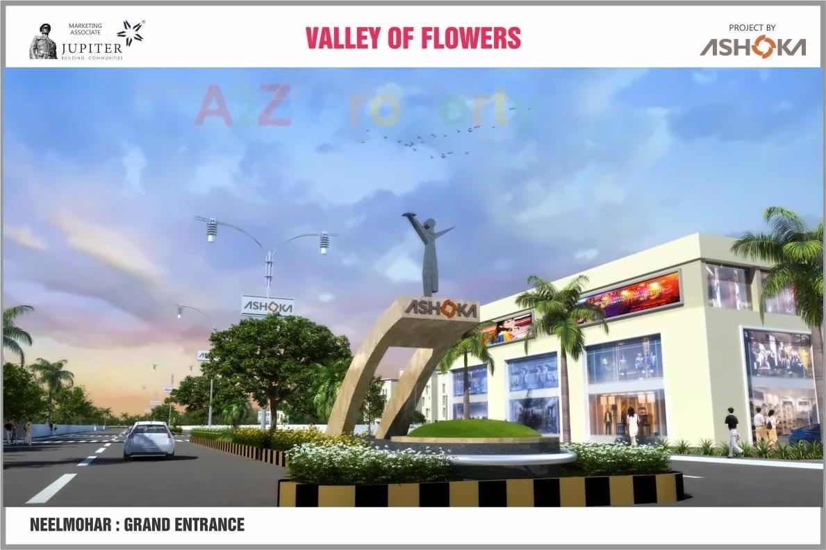 3D Elevation of real estate project Gulmohar A, B, C S located at Sinnar, Nashik, Maharashtra