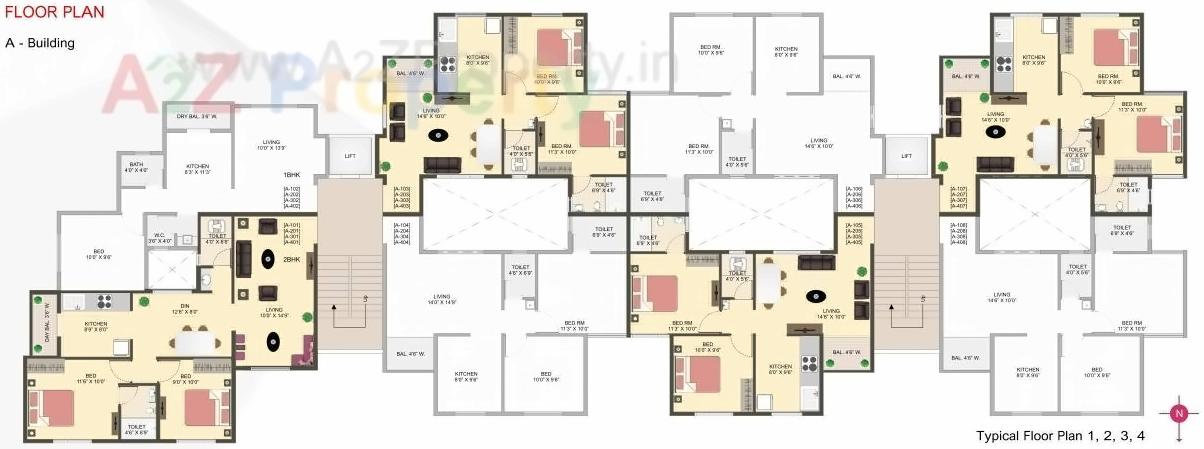 Layout of real estate project Hari Anand located at Nashik, Nashik, Maharashtra