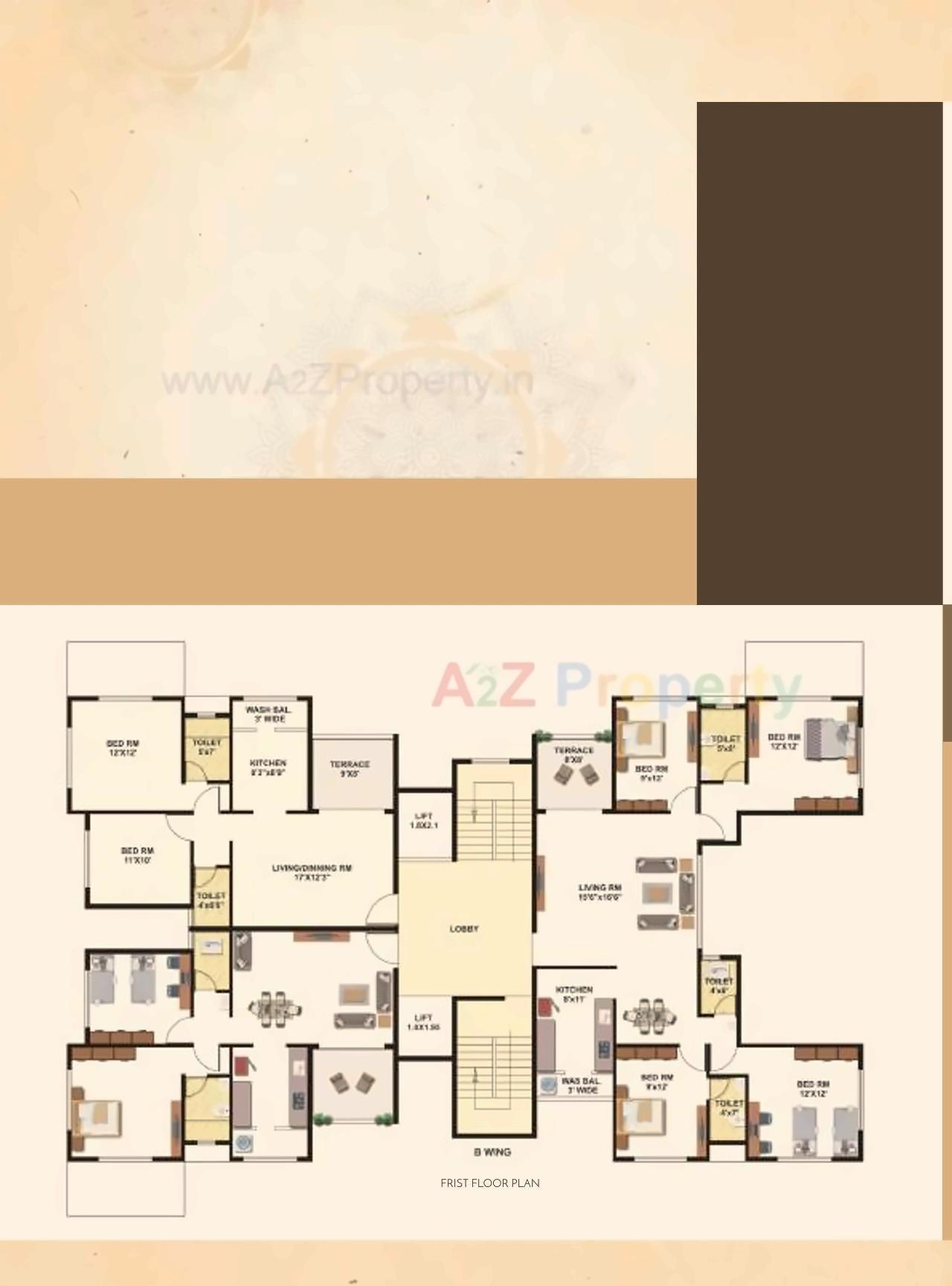 Layout of real estate project Hari Bhakti located at Deolali-cb, Nashik, Maharashtra