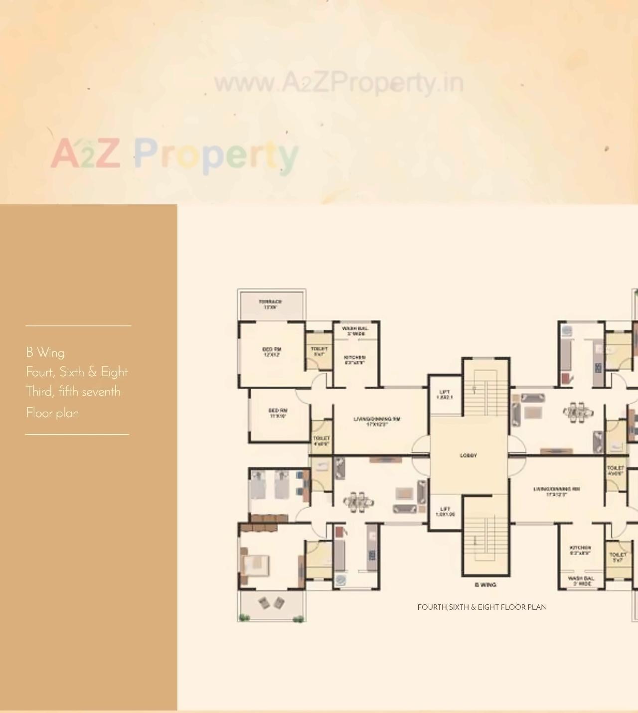 Layout of real estate project Hari Bhakti located at Deolali-cb, Nashik, Maharashtra
