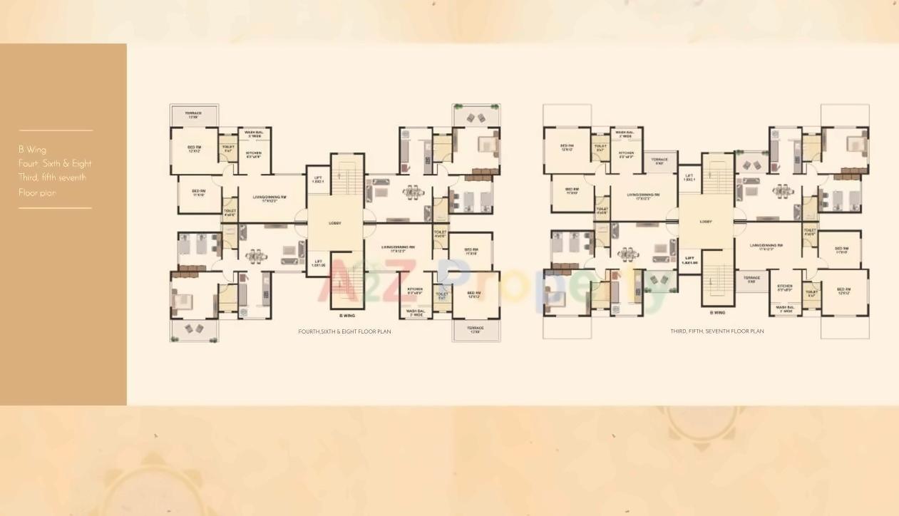 Layout of real estate project Hari Bhakti located at Deolali-cb, Nashik, Maharashtra