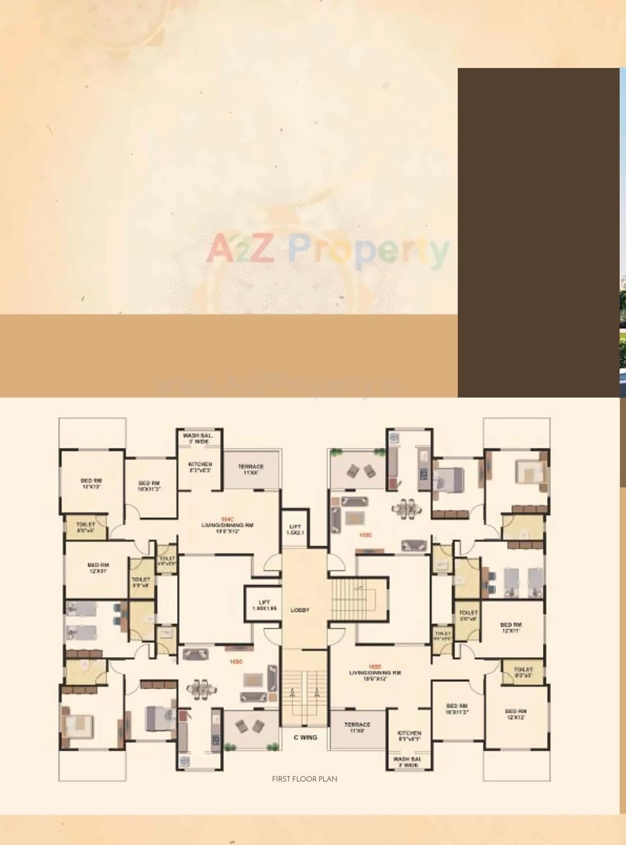 Layout of real estate project Hari Bhakti located at Deolali-cb, Nashik, Maharashtra