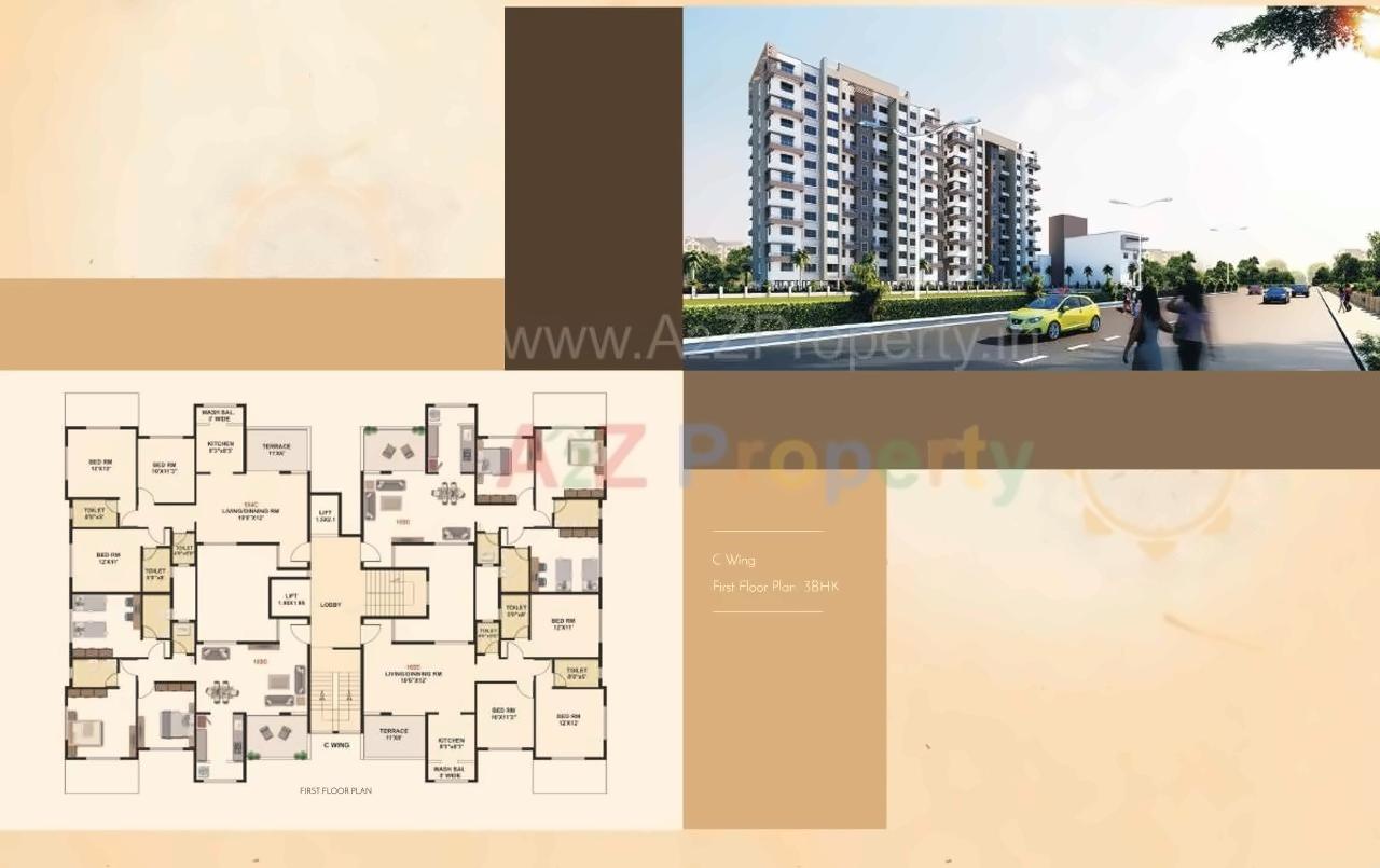 Layout of real estate project Hari Bhakti located at Deolali-cb, Nashik, Maharashtra