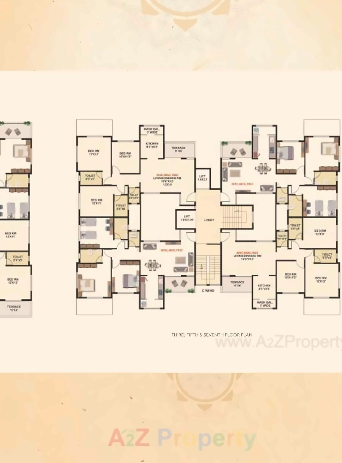 Layout of real estate project Hari Bhakti located at Deolali-cb, Nashik, Maharashtra