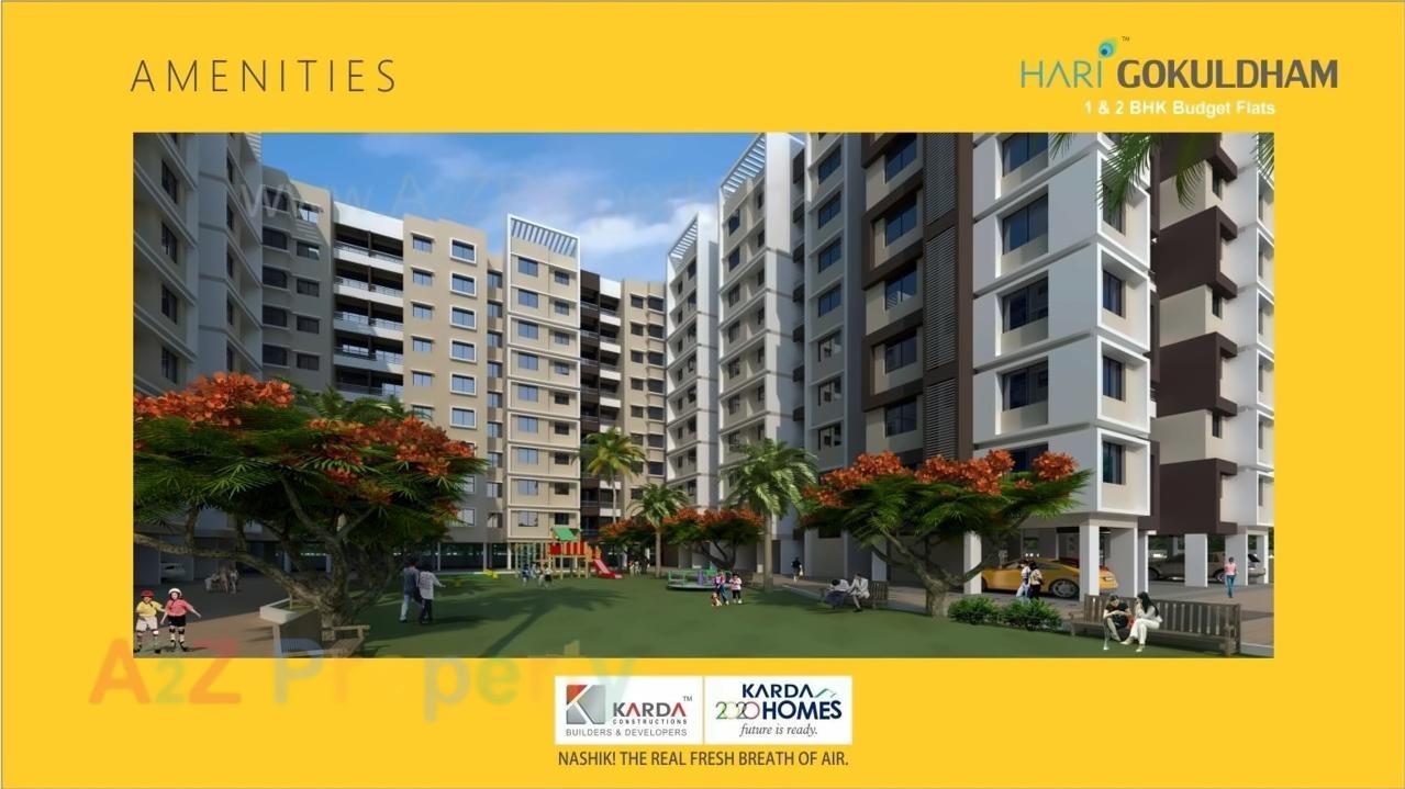 3D Elevation of real estate project Hari Gokuldham located at Jail-road, Nashik, Maharashtra