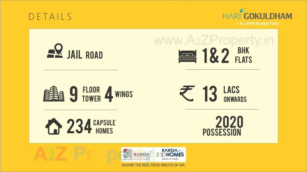  of real estate project Hari Gokuldham located at Jail-road, Nashik, Maharashtra