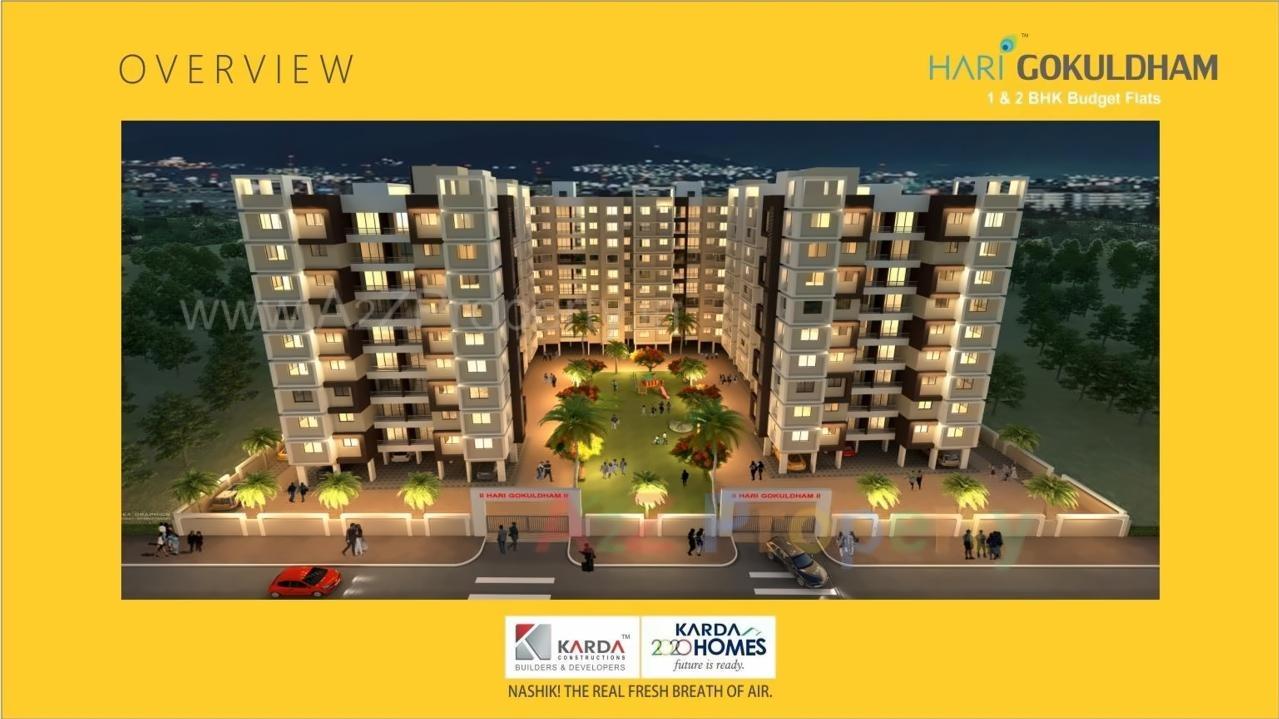 3D Elevation of real estate project Hari Gokuldham located at Jail-road, Nashik, Maharashtra